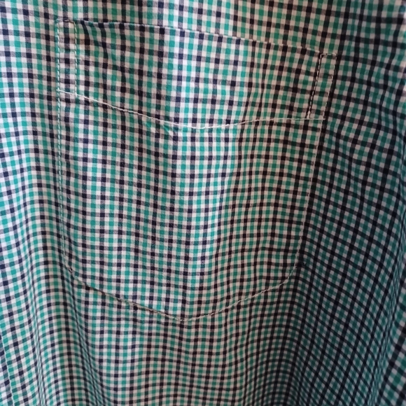 Green and Blue George Dress Shirt XL - Picture 5 of 6
